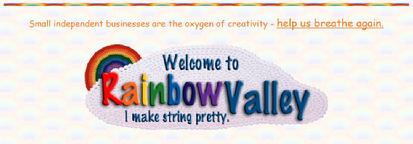 Enfys aka Rainbow Valley, from Our Craft Shops, links from Isabella Wesoly at Is-Harmony dot com